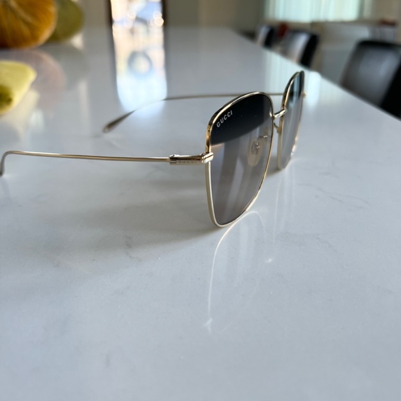 Gucci Pure Metal 60MM Square Sunglasses - Picture 5 of 7